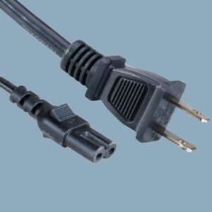 PC21/45 - NEMA 1-15 Plug to IEC C7